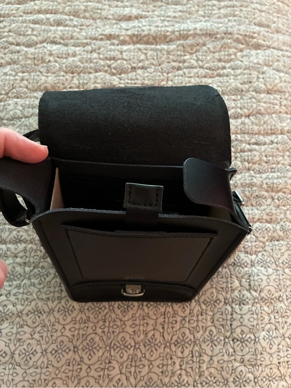 Dr. Martens Black Leather Crossbody Bag NWT